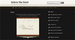 Desktop Screenshot of delivertheword.com