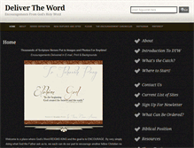 Tablet Screenshot of delivertheword.com